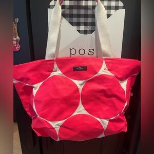 Kate Spade polka dot small tote